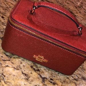 Coach Vanity Jewelry Box Cosmetic Travel Case